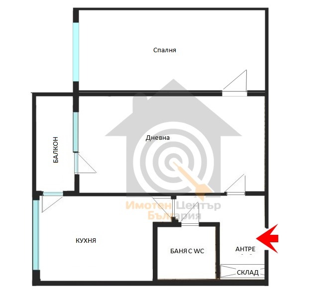 Продава  2-стаен, град София, Младост 3 •  176 000 € • ID 36388064 — holmes.bg - [1] 