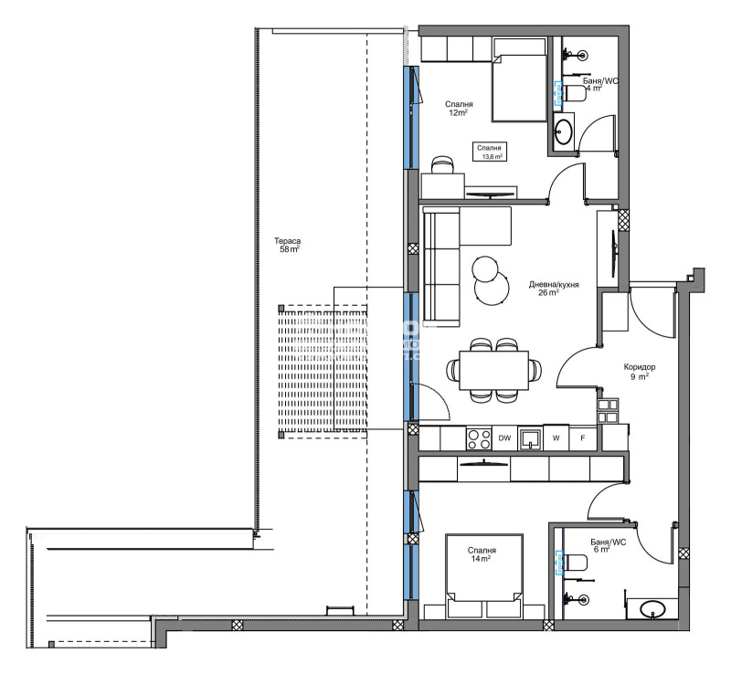 Продава  3-стаен град Пловдив , Кършияка , 152 кв.м | 10469463 - изображение [2]