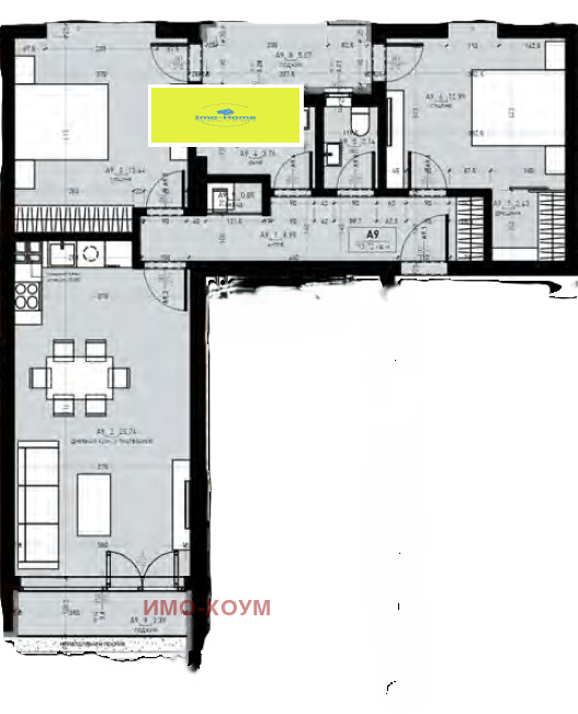 Eladó  2 hálószobás Sofia , Druzsba 2 , 113 négyzetméter | 15329259 - kép [2]