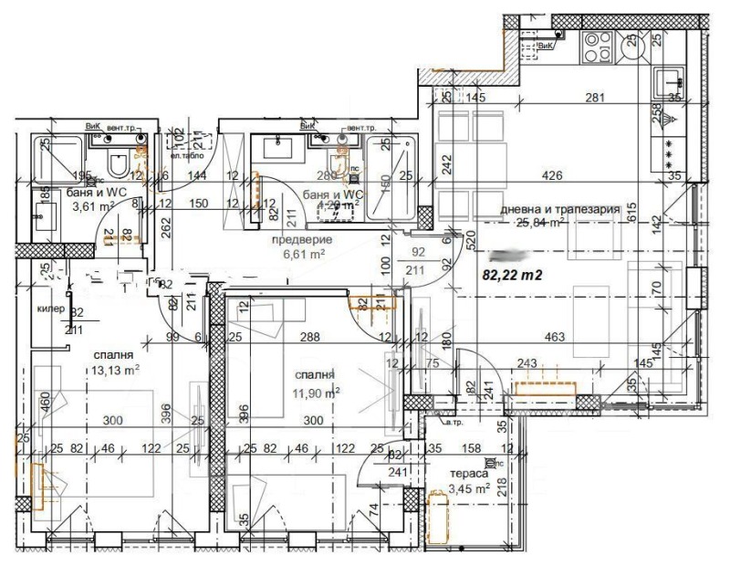 Продава 3-СТАЕН, гр. Пловдив, Христо Смирненски