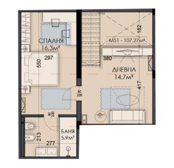 Продава МЕЗОНЕТ, гр. Варна, Виница, снимка 2 - Апартаменти - 52753598