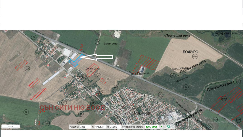 Продава ПАРЦЕЛ, гр. Божурище, област София област