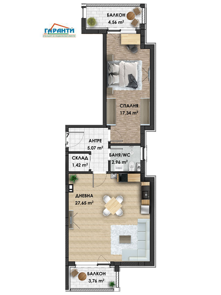 Продава 2-СТАЕН | Imot.bg — изображение 3