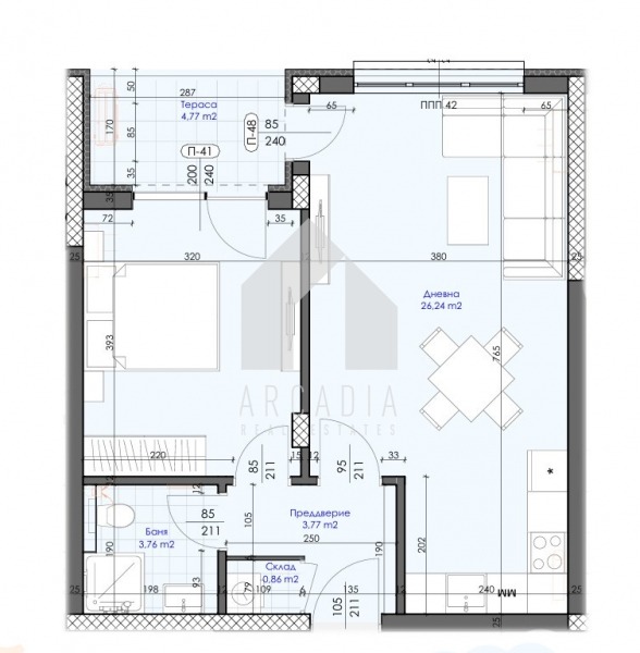 Продава 2-СТАЕН, с. Марково, област Пловдив, снимка 2 - Апартаменти - 53493956