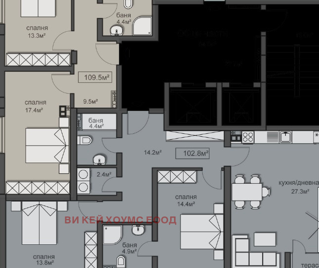 Продава  3-стаен град София , Красно село , 140 кв.м | 20248709 - изображение [16]