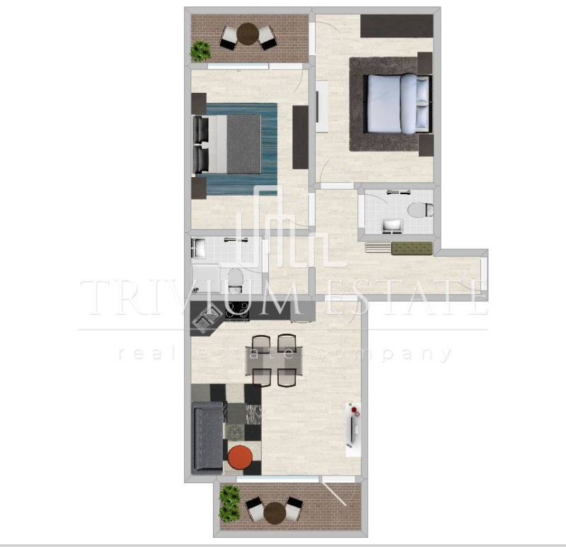 Продава 3-СТАЕН, гр. Пловдив, Христо Смирненски