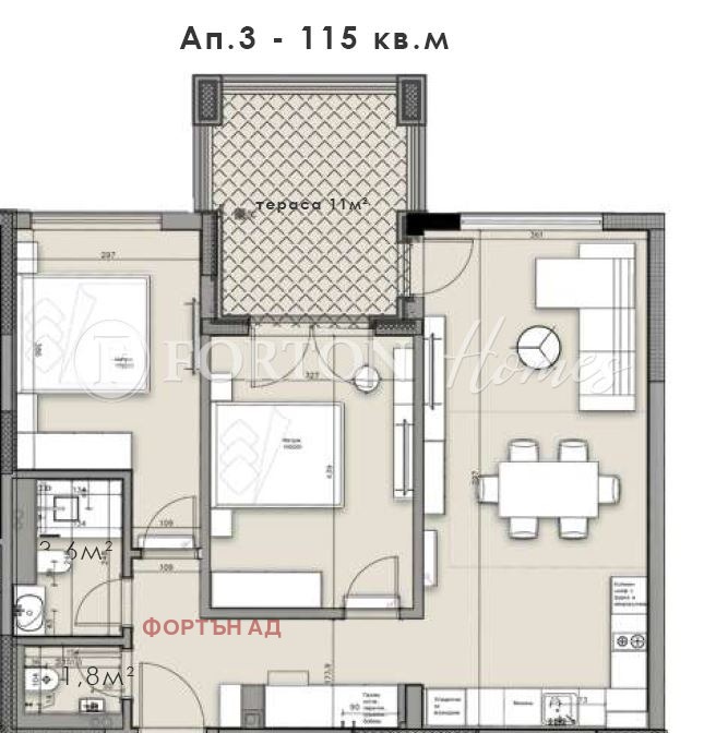 Продава 3-СТАЕН, гр. София, Кръстова вада, снимка 5 - Апартаменти - 54039848