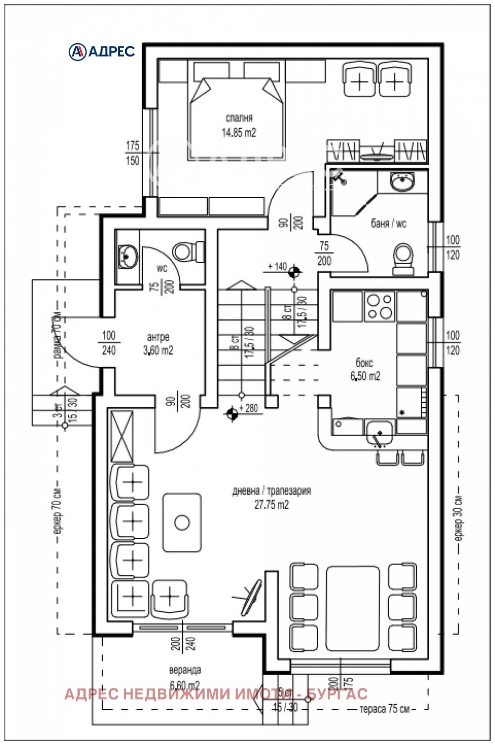 Продава КЪЩА, с. Лъка, област Бургас, снимка 6 - Къщи - 54103900