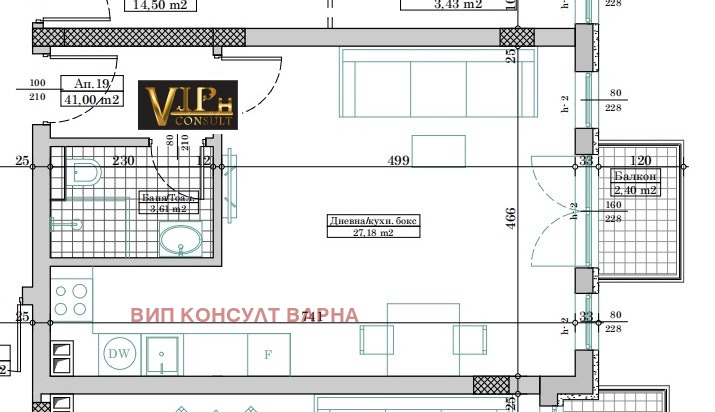 Na prodej  Studio Varna , Levski 2 , 50 m2 | 37408708 - obraz [3]