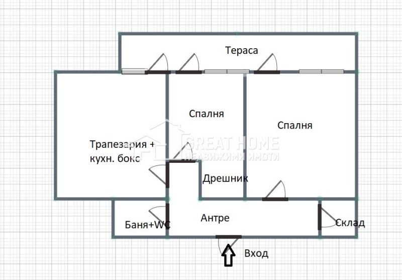 Продава 3-СТАЕН, гр. Търговище, Вароша, снимка 7 - Апартаменти - 53341286