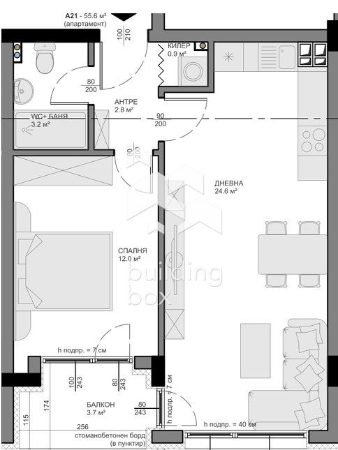 Продава 2-СТАЕН, гр. Варна, Владислав Варненчик 1, снимка 2 - Апартаменти - 53519602