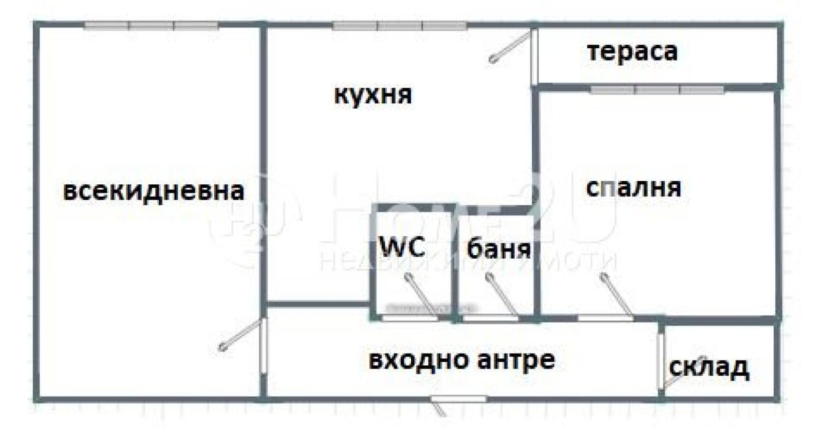 Продава 2-СТАЕН, гр. София, Толстой, снимка 10 - Апартаменти - 54066804