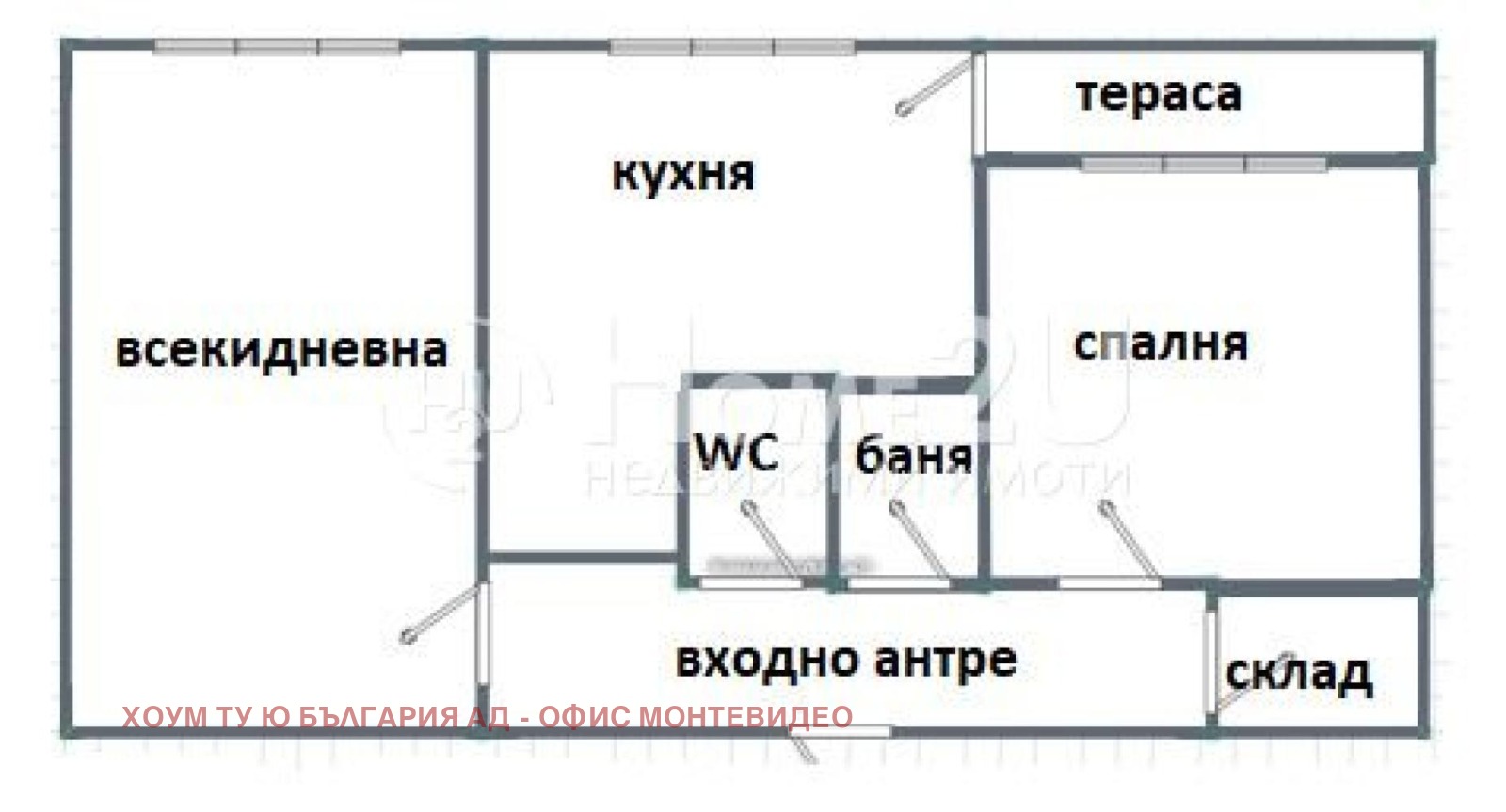 Продава 2-СТАЕН, гр. София, Толстой, снимка 11 - Апартаменти - 54066804