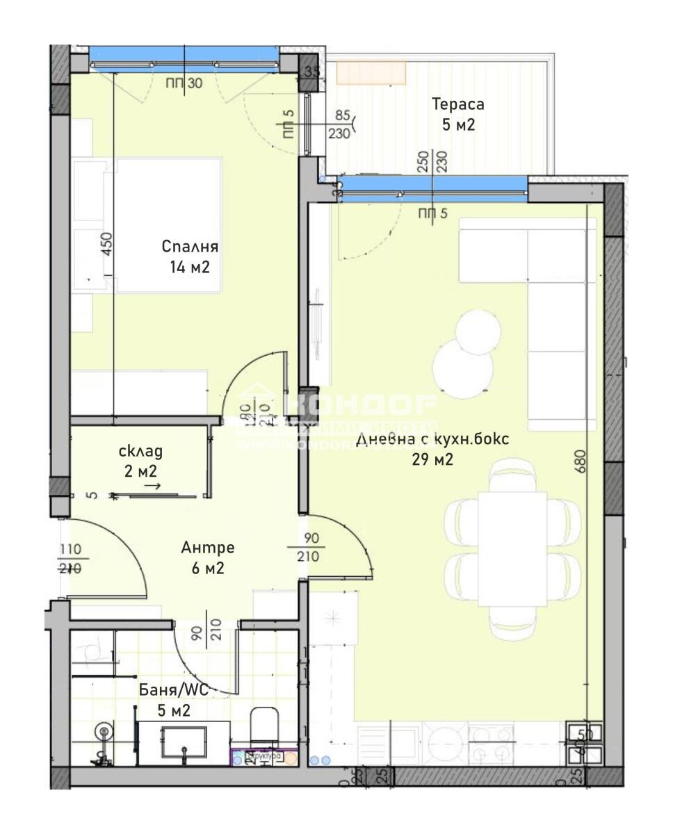 Продава 2-СТАЕН, гр. Пловдив, Остромила, снимка 2 - Апартаменти - 55004890