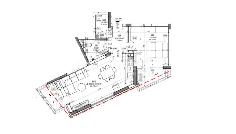 Продава  2-стаен област София , с. Гара Елин Пелин , 79 кв.м | 49014703 - изображение [4]