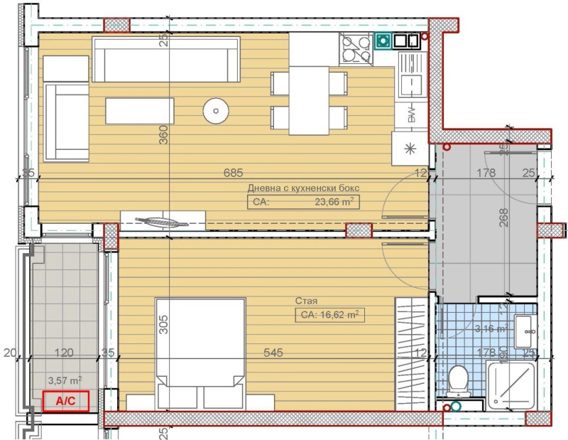 Продава 2-СТАЕН, гр. София, Бояна, снимка 1 - Aпартаменти - 49568409