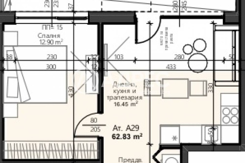 Продава 2-СТАЕН, гр. Бургас, Сарафово, снимка 2 - Апартаменти - 53163917