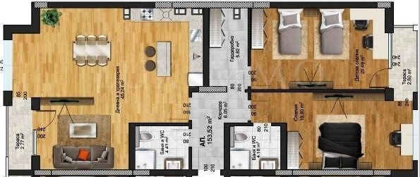 Продава 3-СТАЕН, гр. Пловдив, Христо Смирненски, снимка 2 - Апартаменти - 54369290