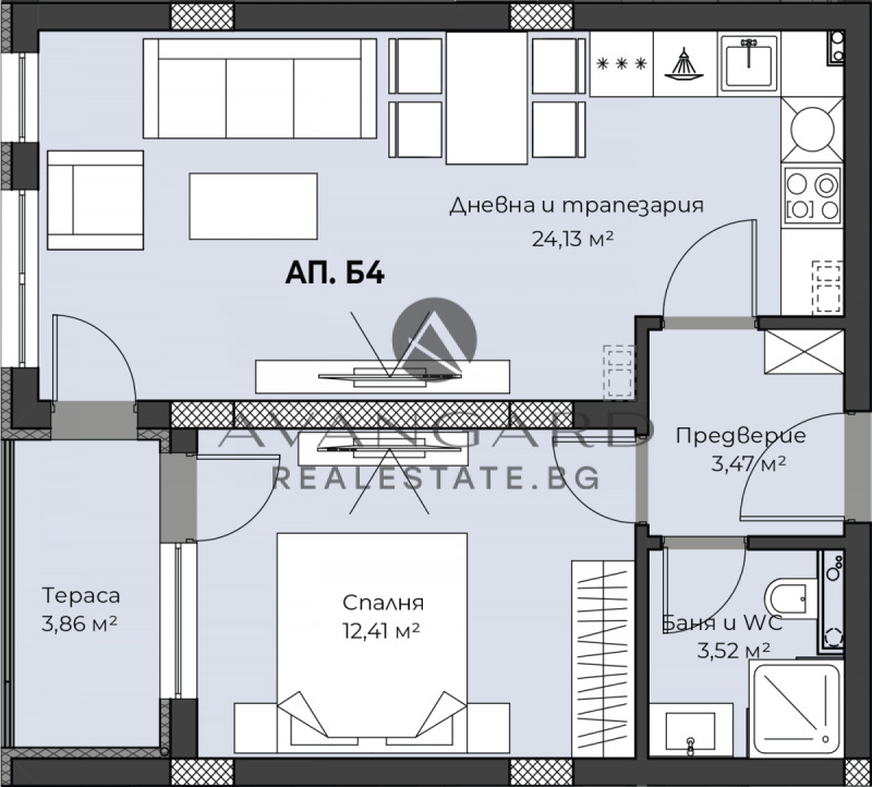 Na prodej  1 ložnice Plovdiv , Christo Smirnenski , 67 m2 | 58367628 - obraz [7]