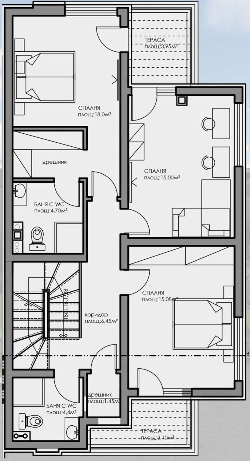 Продава КЪЩА, гр. София, Горна баня, снимка 10 - Къщи - 48813100