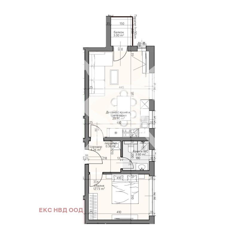 Продава  2-стаен град Пловдив , Христо Смирненски , 61 кв.м | 29216421