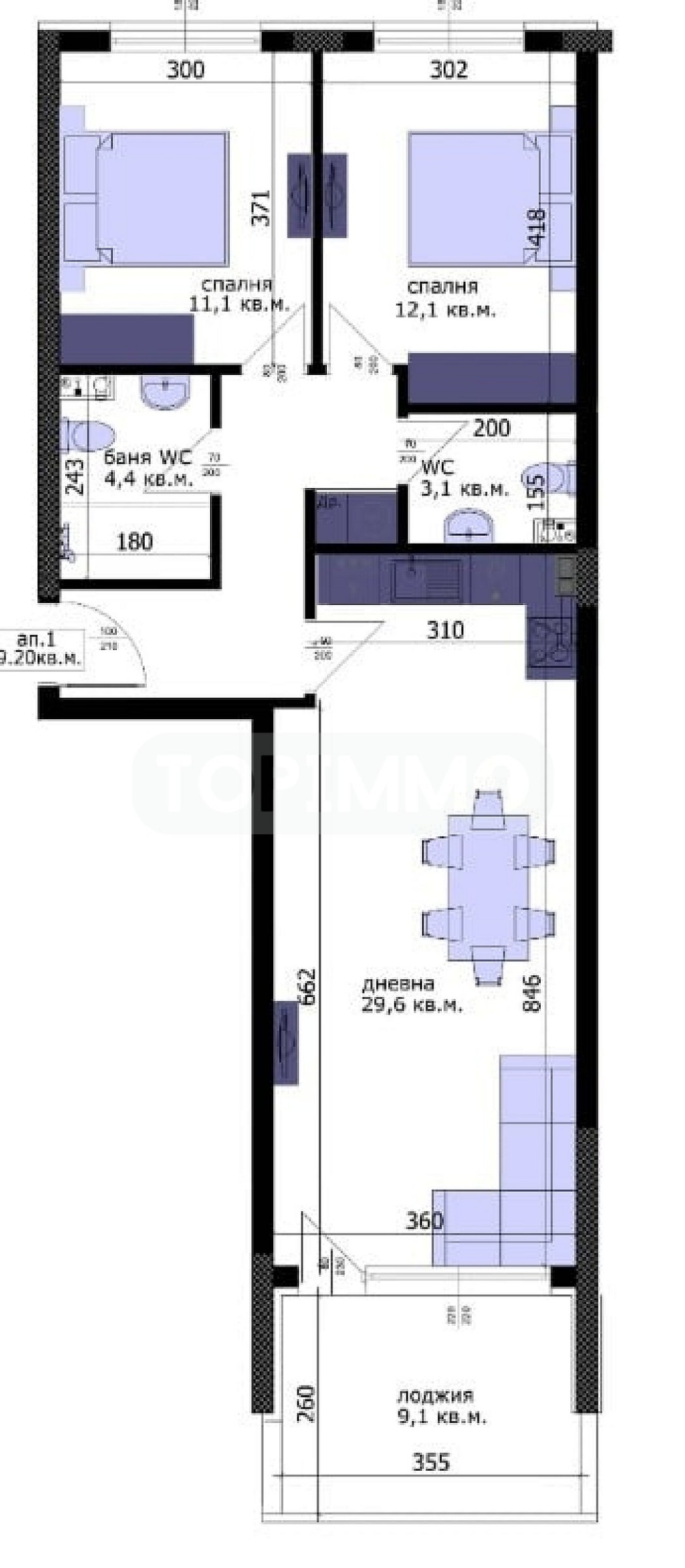 Продава 3-СТАЕН, гр. Варна, Възраждане 3, снимка 4 - Апартаменти - 56311081