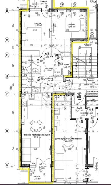 Продава 3-СТАЕН, гр. Велико Търново, Колю Фичето, снимка 12 - Aпартаменти - 47923636