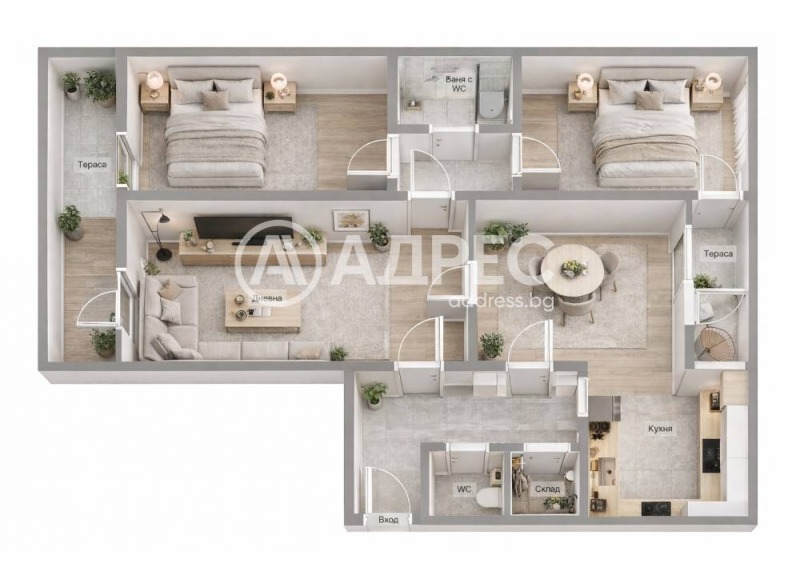 Продава МНОГОСТАЕН, гр. София, Мусагеница, снимка 2 - Апартаменти - 53162588