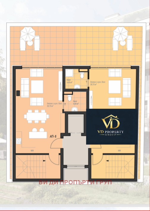 Продава МЕЗОНЕТ, гр. София, в.з.Киноцентъра 3 част, снимка 4 - Апартаменти - 54019538