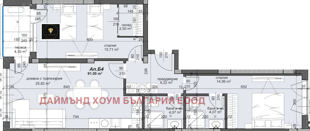 Продава 3-СТАЕН, гр. Пловдив, Тракия, снимка 2 - Апартаменти - 50769925