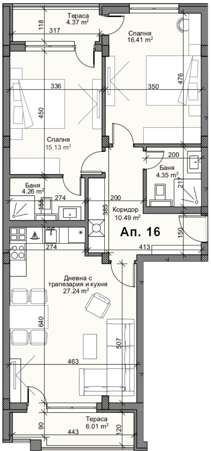 Na sprzedaż  2 sypialnie Plowdiw , Karszijaka , 128 mkw | 20462576