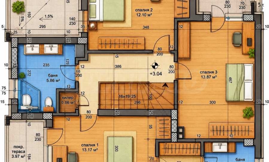 Продава КЪЩА, гр. Пловдив, Беломорски, снимка 4 - Къщи - 51343180