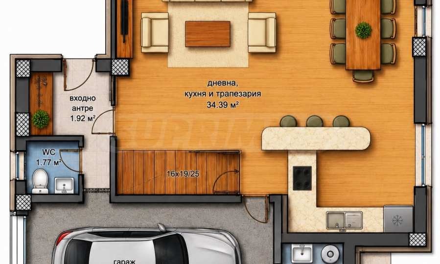 Продава КЪЩА, гр. Пловдив, Беломорски, снимка 3 - Къщи - 51343180