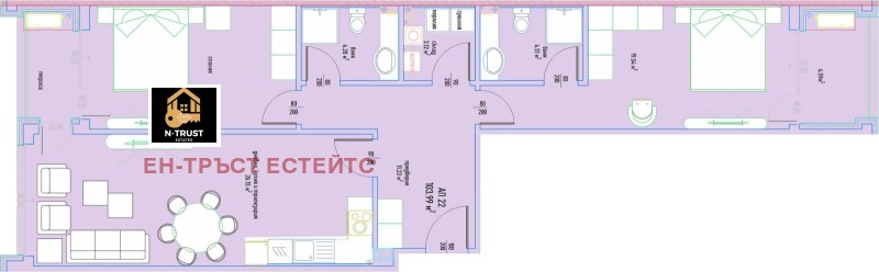 Продава  3-стаен град София , Малинова долина , 125 кв.м | 55794552