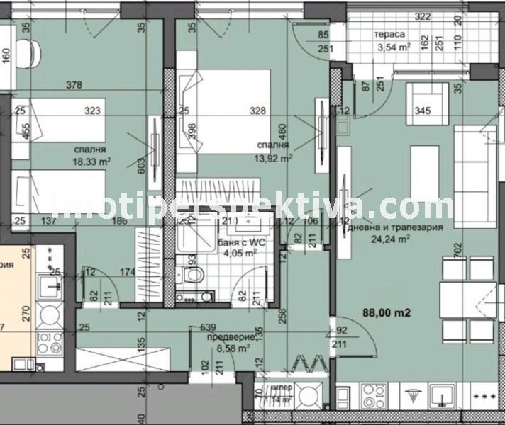 Продава 3-СТАЕН, гр. Пловдив, Тракия, снимка 14 - Апартаменти - 55011650