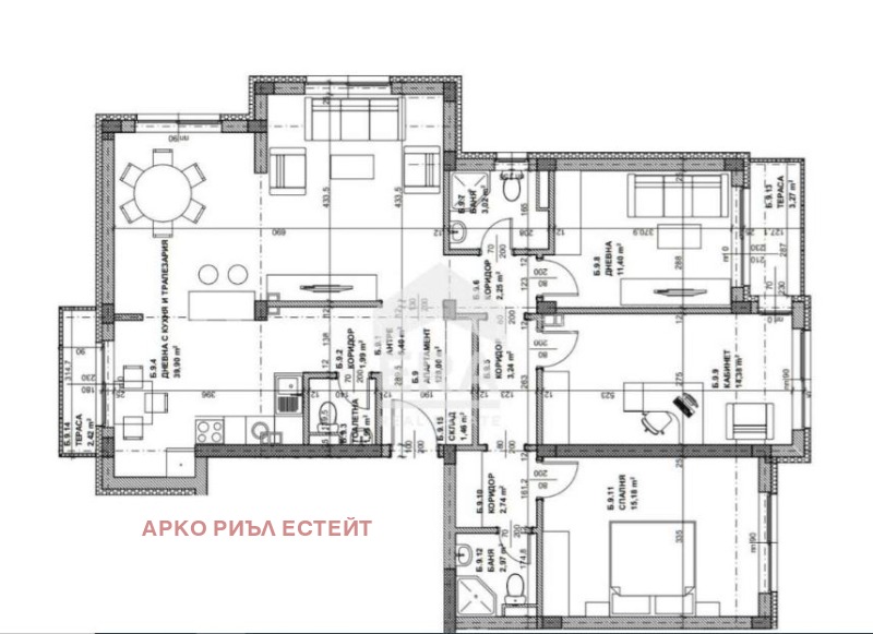 Продава 4-СТАЕН, гр. София, Кръстова вада, снимка 5 - Апартаменти - 52693624