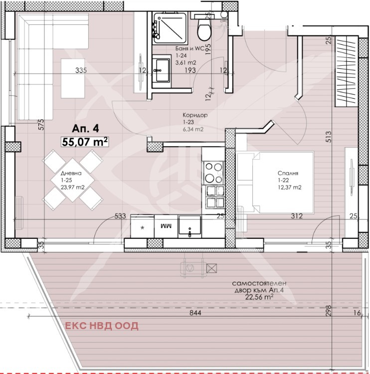 Продава  2-стаен град Пловдив , Остромила , 61 кв.м | 87476256