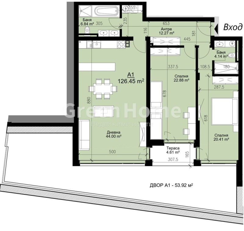 Продава 3-СТАЕН в град Варна, Бриз - 144 кв.м / 280 500 € » 548 610.32 лв., ГРИЙН ХОУМ