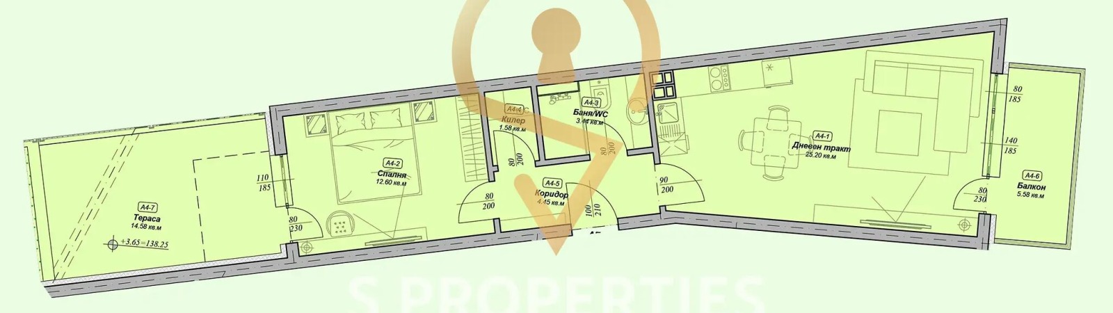 Продава 2-СТАЕН, гр. Варна, Галата, снимка 7 - Апартаменти - 54332549