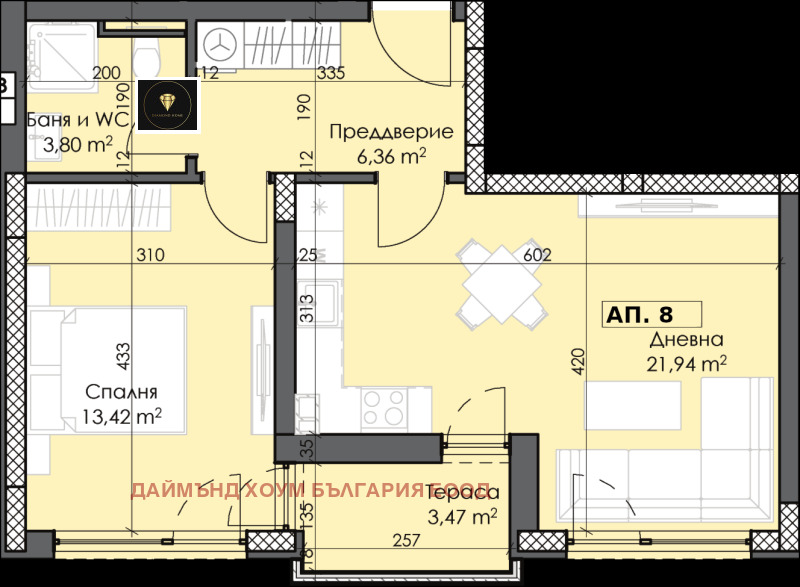 Продава 2-СТАЕН, гр. Пловдив, Тракия, снимка 2 - Aпартаменти - 49078313