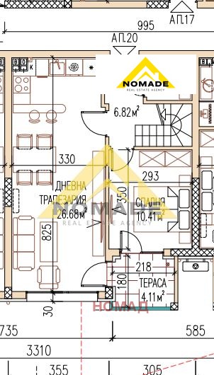 Продава МЕЗОНЕТ, гр. Пловдив, Остромила, снимка 3 - Апартаменти - 52440301