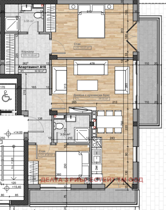 Zu verkaufen  2 Schlafzimmer Sofia , Manastirski liwadi , 105 qm | 26740161 - Bild [2]
