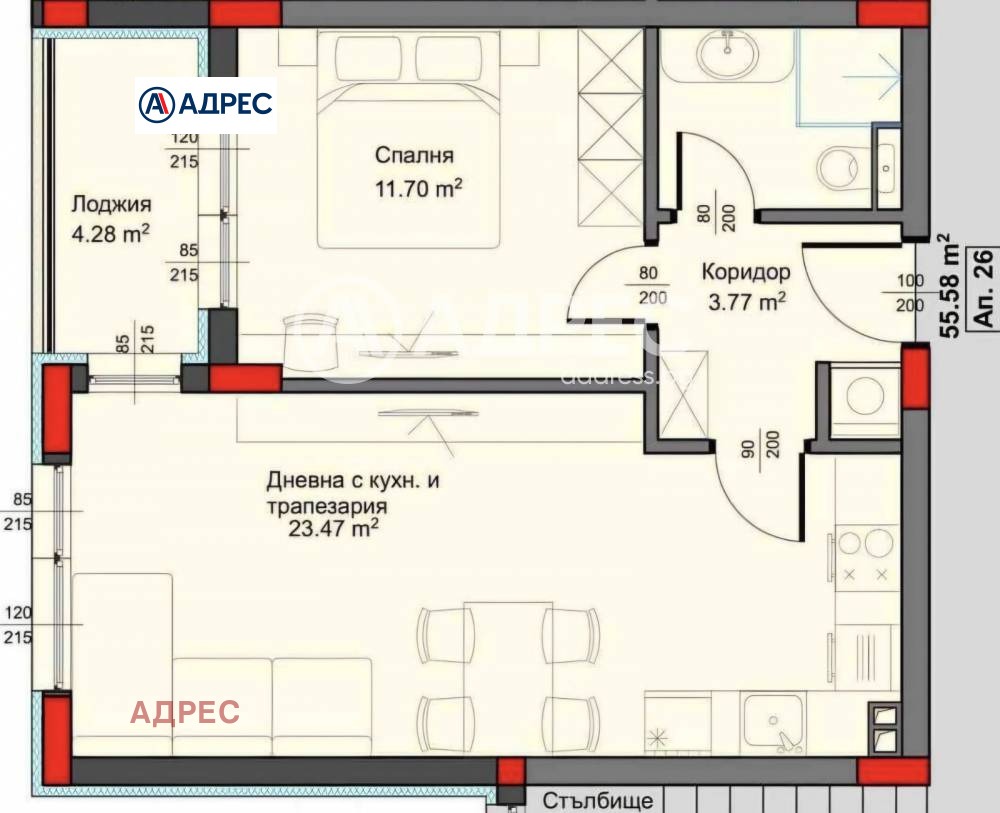 Продава 2-СТАЕН, гр. Варна, Аспарухово, снимка 4 - Апартаменти - 54266556