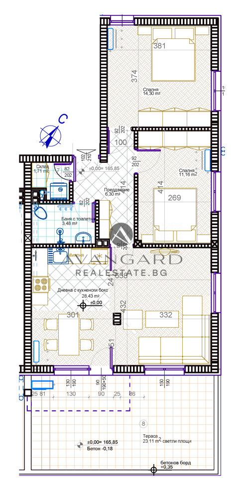 Продава 3-СТАЕН, гр. Пловдив, Христо Смирненски, снимка 3 - Aпартаменти - 47270026