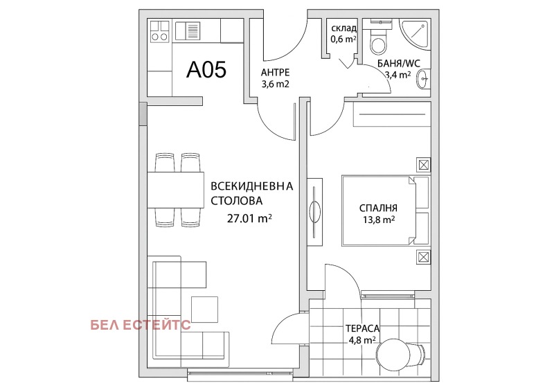 Продава  2-стаен град София , Витоша , 74 кв.м | 51309747 - изображение [12]