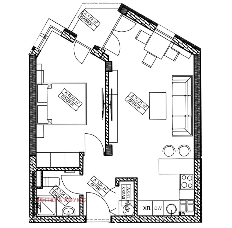 Продава 2-СТАЕН, гр. София, Витоша, снимка 4 - Апартаменти - 53151505
