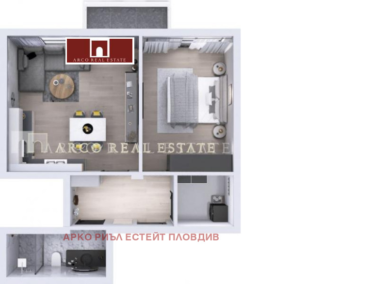 À venda  1 quarto Plovdiv , Ostromila , 76 m² | 12389000