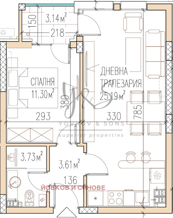 Na sprzedaż  1 sypialnia Plowdiw , Ostromila , 61 mkw | 22583804