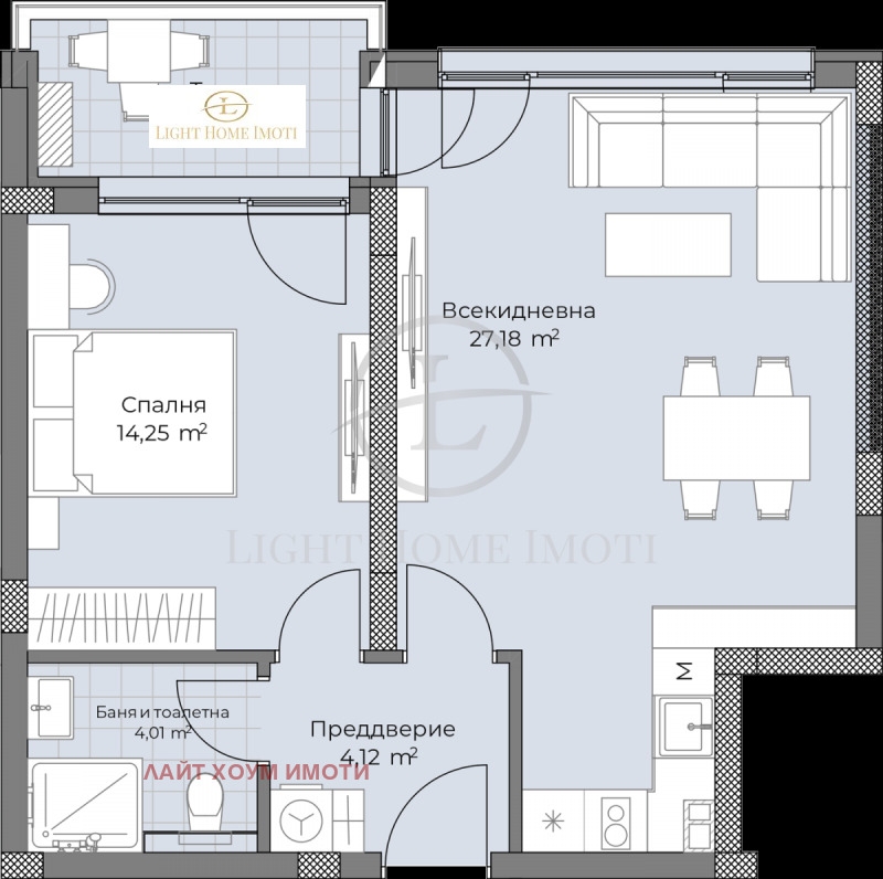 In vendita  1 camera da letto Plovdiv , Ostromila , 73 mq | 72427455 - Immagine [9]