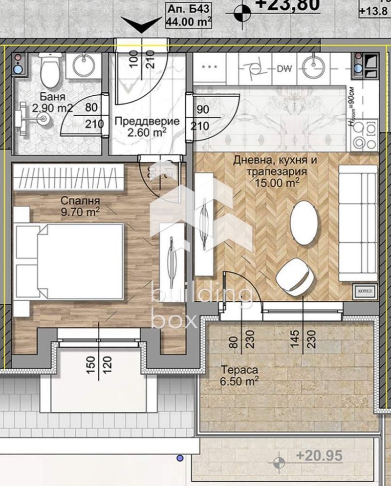 Продава 2-СТАЕН, гр. София, Овча купел 1, снимка 2 - Апартаменти - 53163683